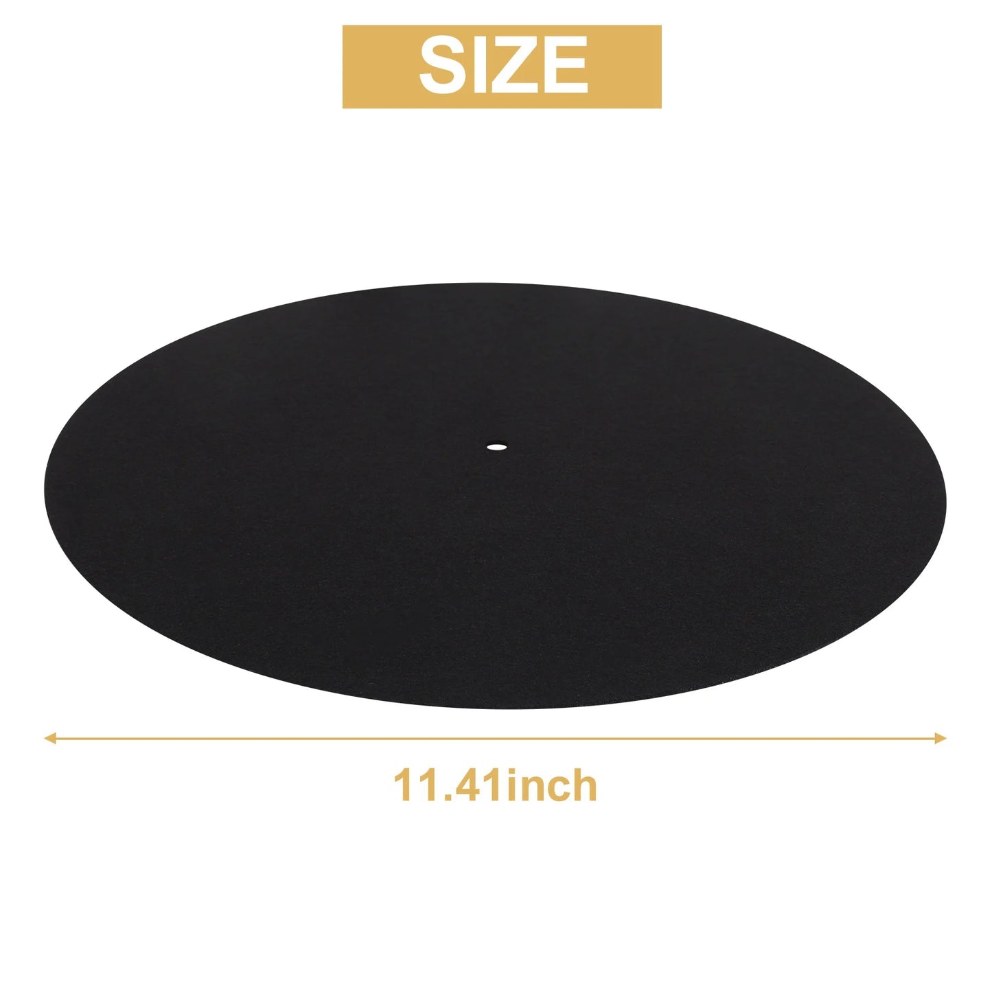 Ultra-Thin Anti-Static Vinyl Turntable Pad