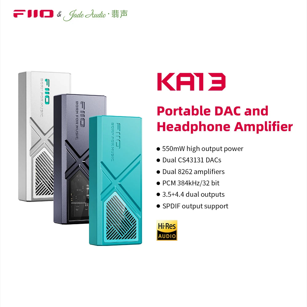 FiiO/JadeAudio KA13 Portable DAC Amplifier