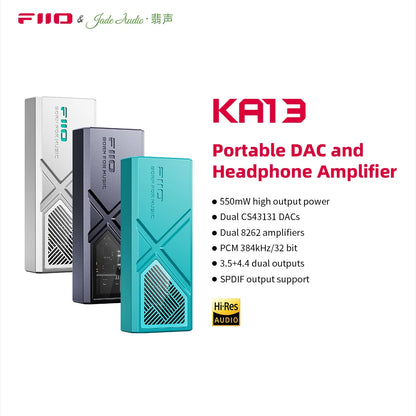 FiiO/JadeAudio KA13 Portable DAC Amplifier