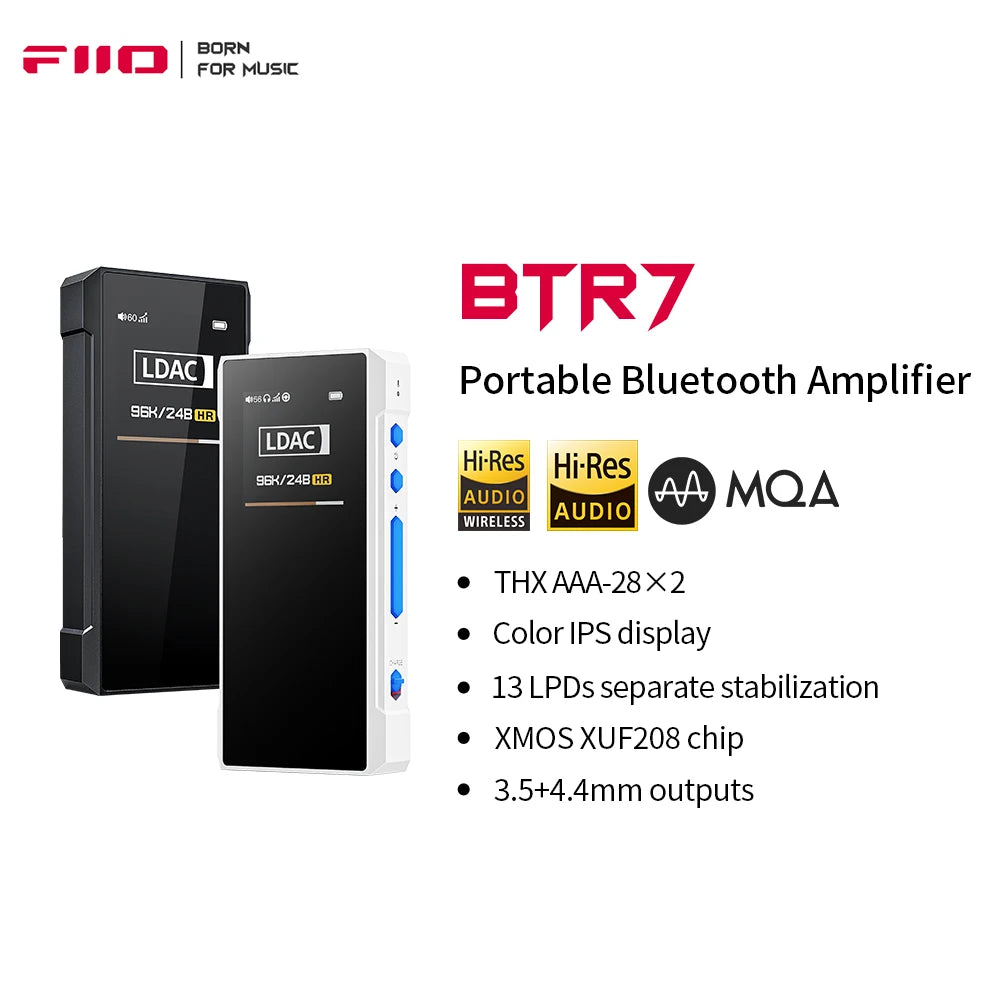 FiiO BTR7 Headphone Bluetooth Amplifier