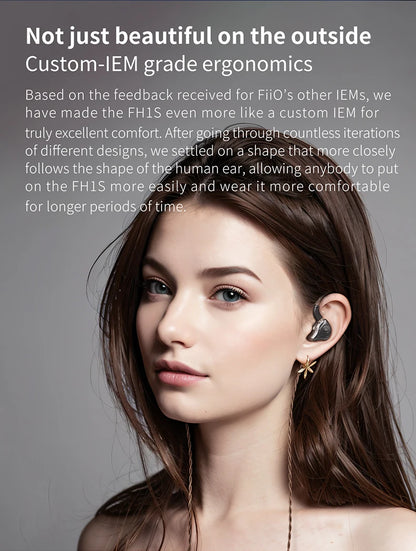 FiiO FH1s HIFI Wired Earbuds