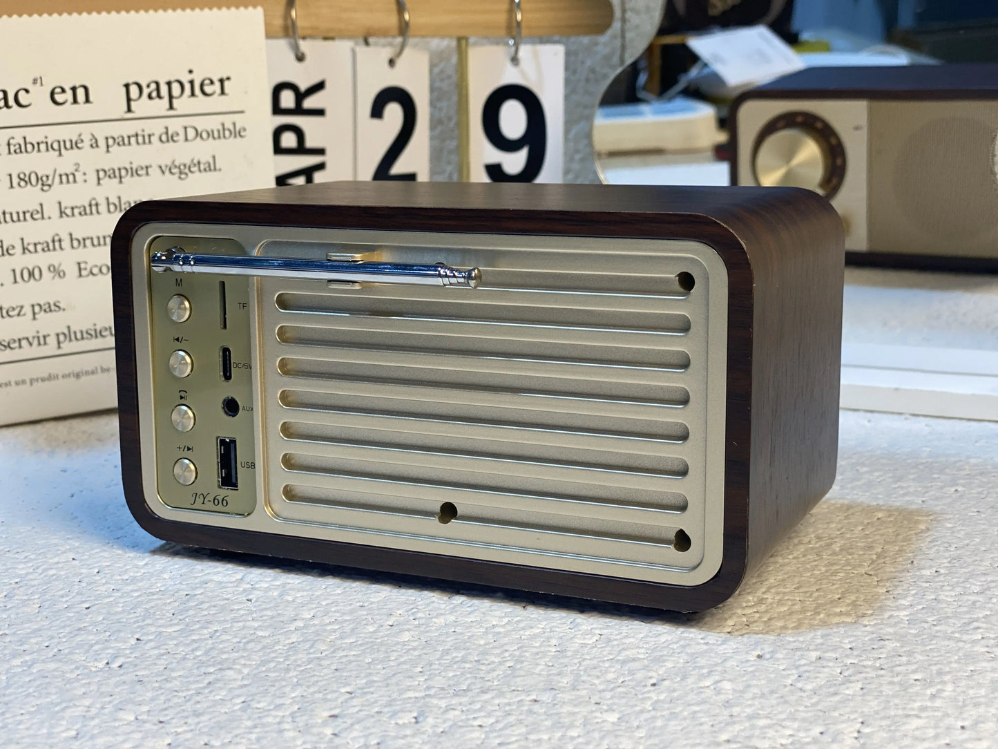 Retro Radio Speaker with Bluetooth