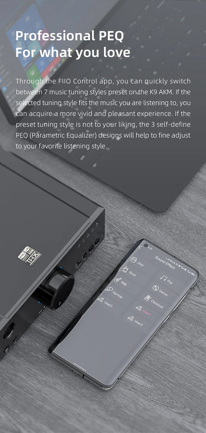 FiiO K9 AKM Desktop DAC and Headphone Amplifier