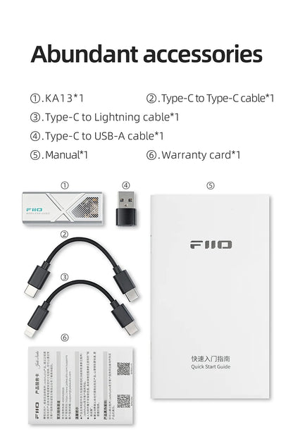 FiiO/JadeAudio KA13 Portable DAC Amplifier