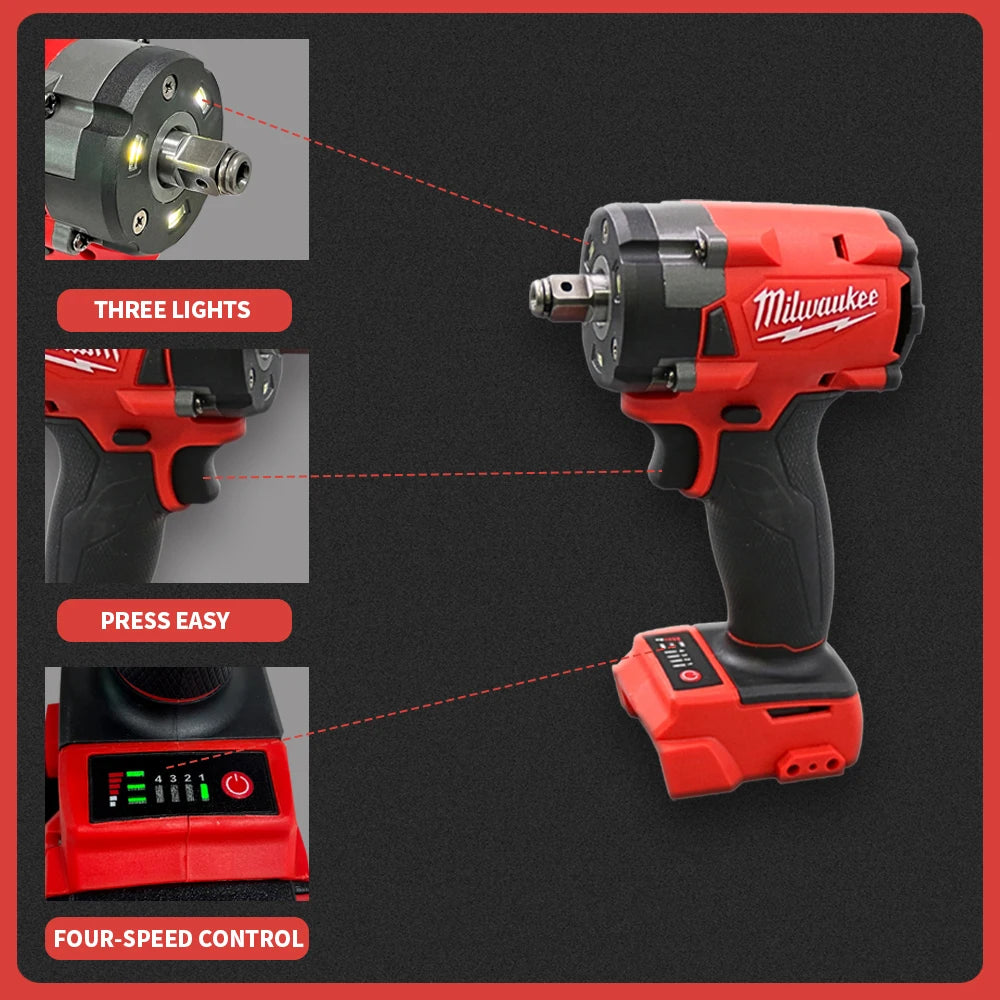 Milwaukee Brushless Cordless Electric Impact Drill 1/2