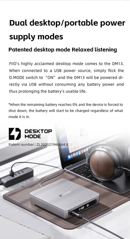 FiiO DM13 Multifunctional Hi-Fi Portable Stereo CD Player